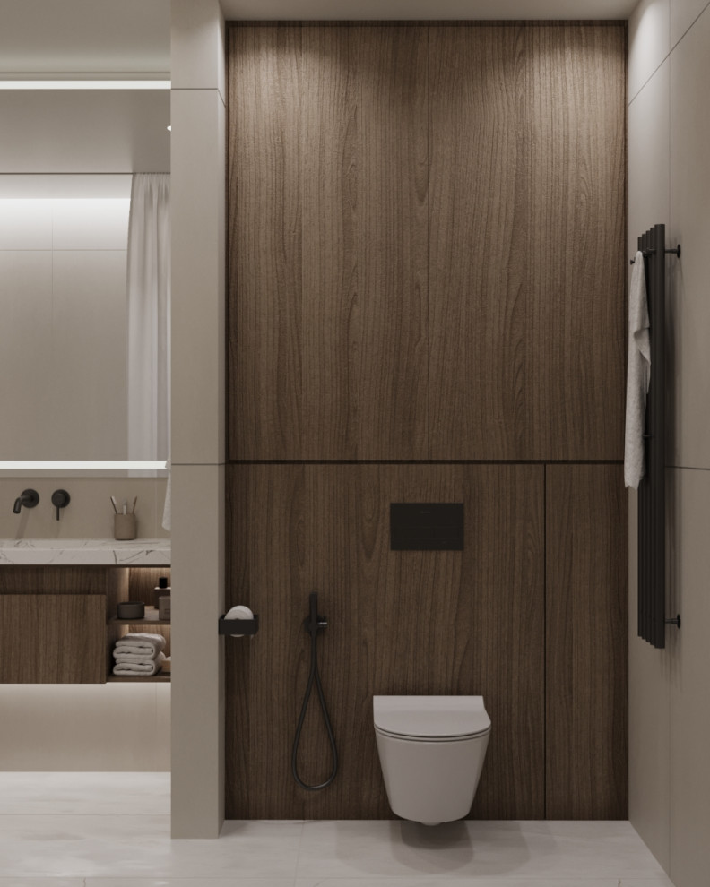 Ванная комната с душевой