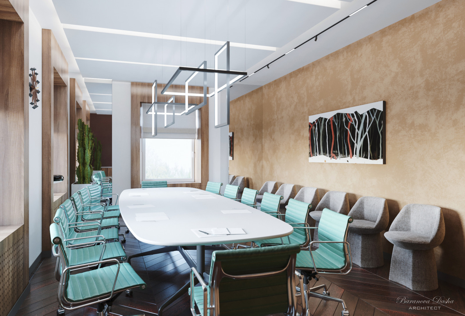 Интерьеры офиса строительной компании