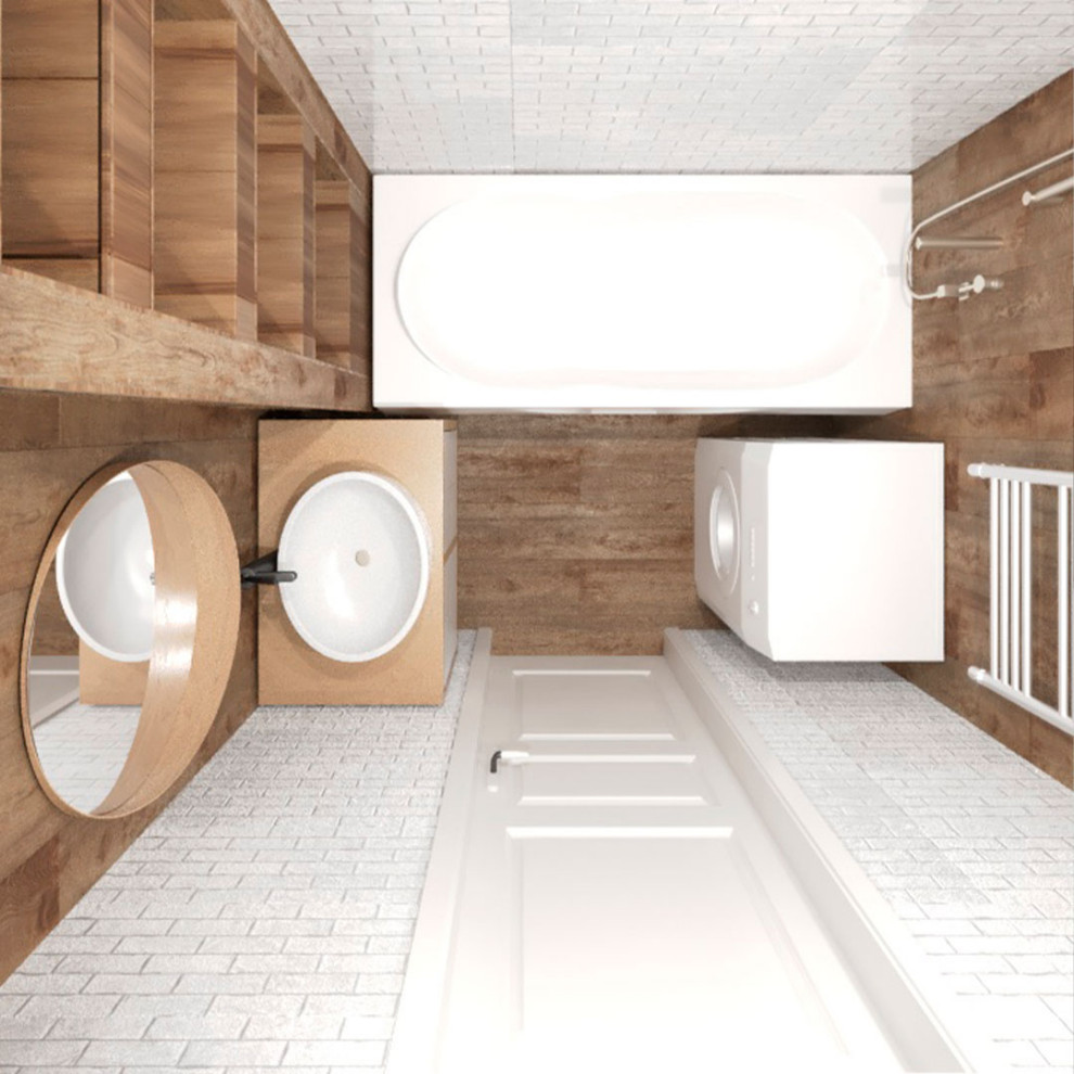 Дизайн-проект ванной комнаты