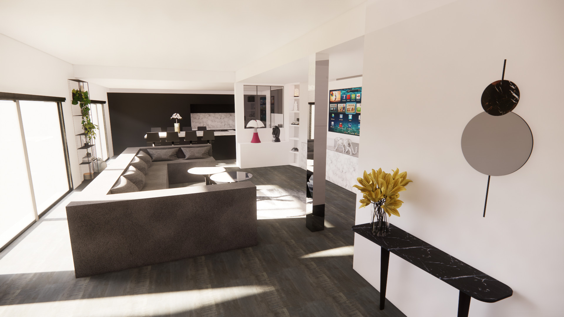 Projet 3D - Aménagement d'un salon