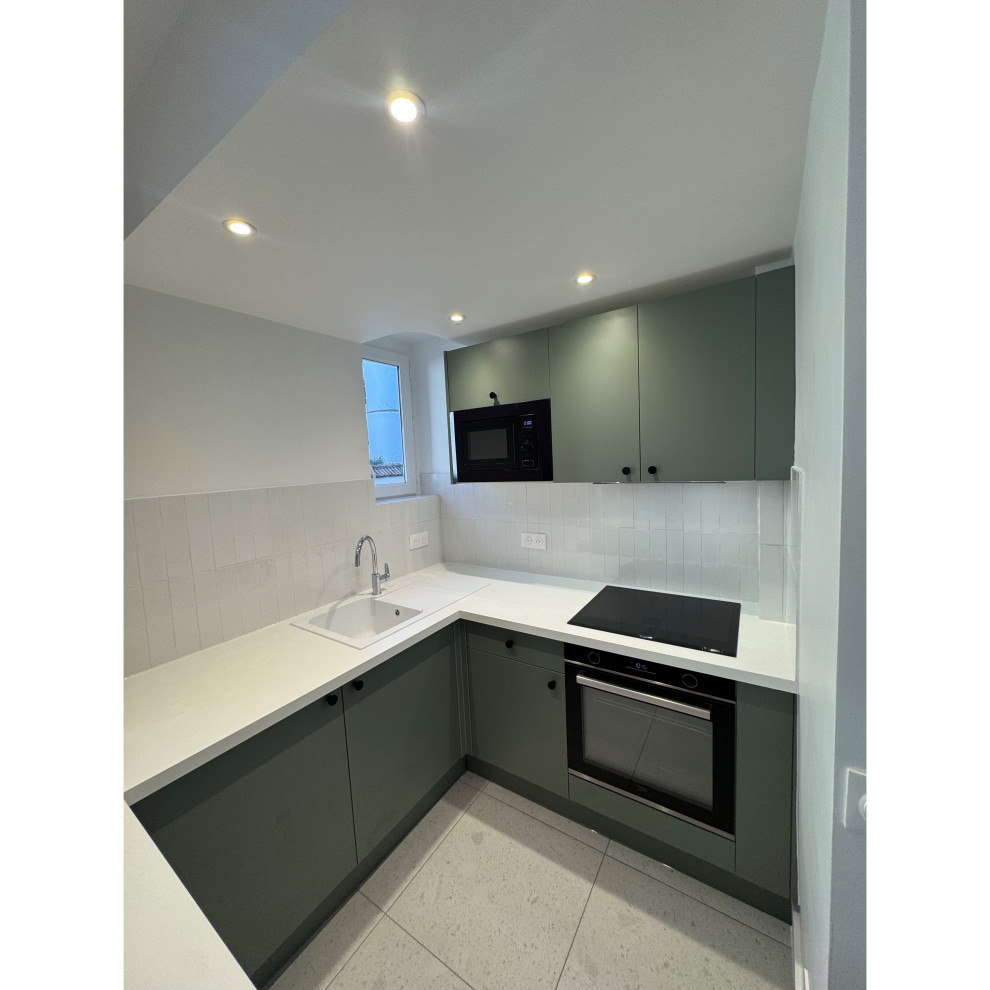 Projet Père Lachaise, rénovation d'un appartement de 34m2