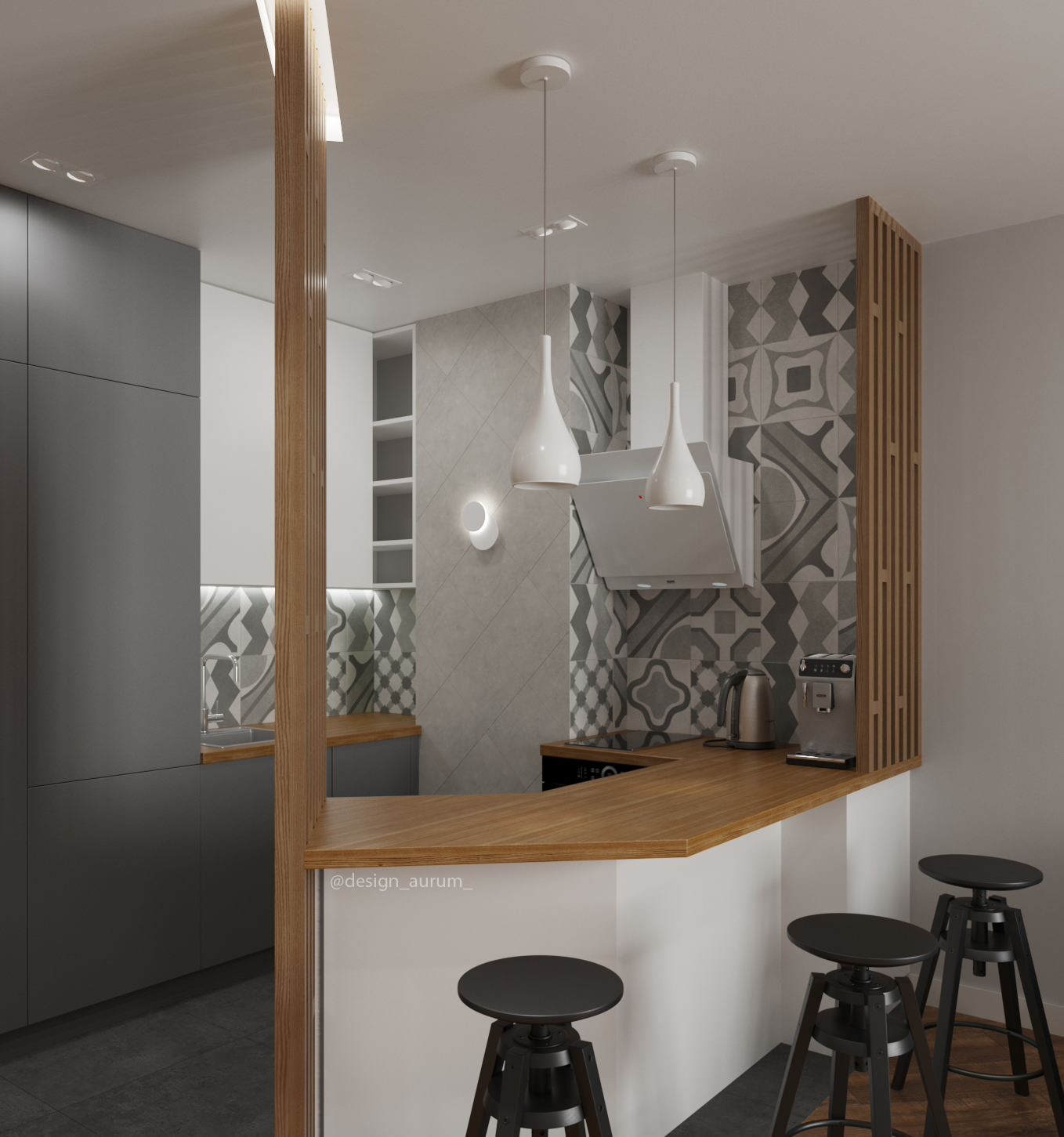 Кухня-гостиная в г. Химки