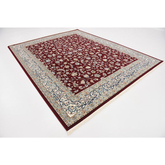Unique Loom Leeds Narenj Rug, 8'x10' Traditional Area Rugs by