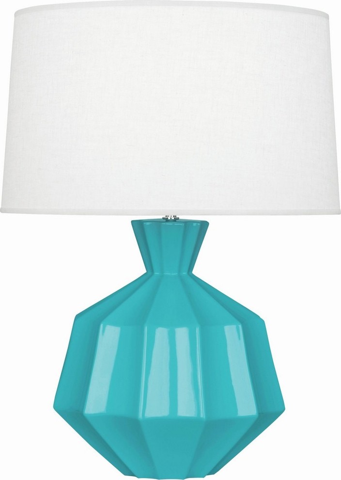 Robert Abbey Orion 27" One Light Table Lamp, Oyster Linen Shade