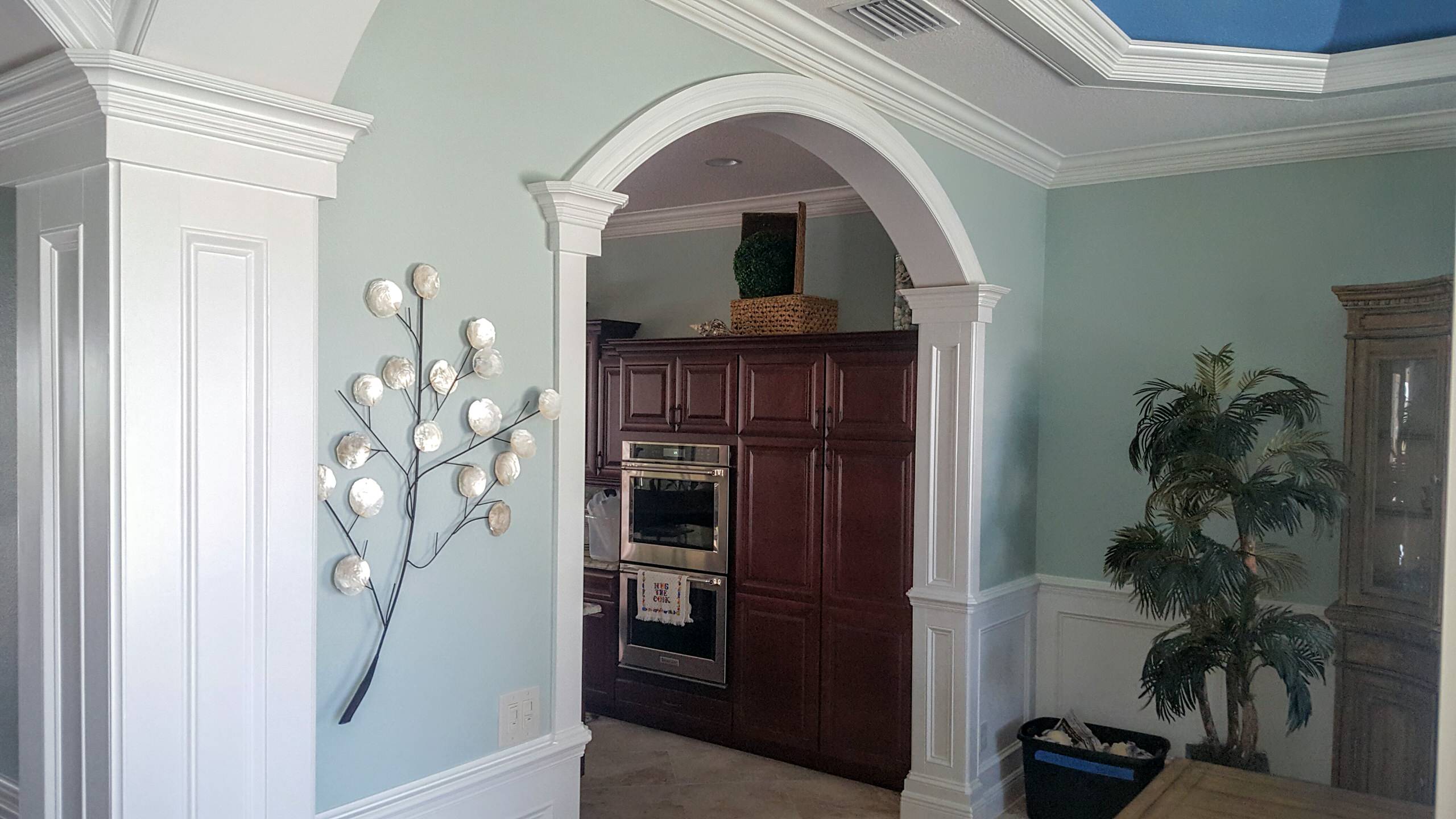 Custom Woodwoorking by JSR Trim Carpentry & Remodeling, Painted by Steve Kling