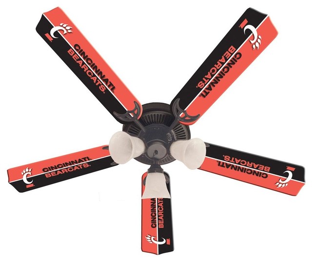 Cincinnati Bearcats 5 Blade 52 Ceiling Fan Contemporary
