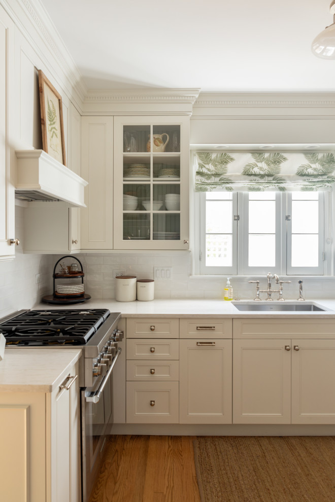 Inspiration for a transitional kitchen remodel in Chicago