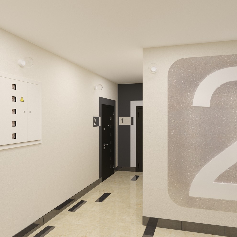 Дизайн интерьера подъездов.