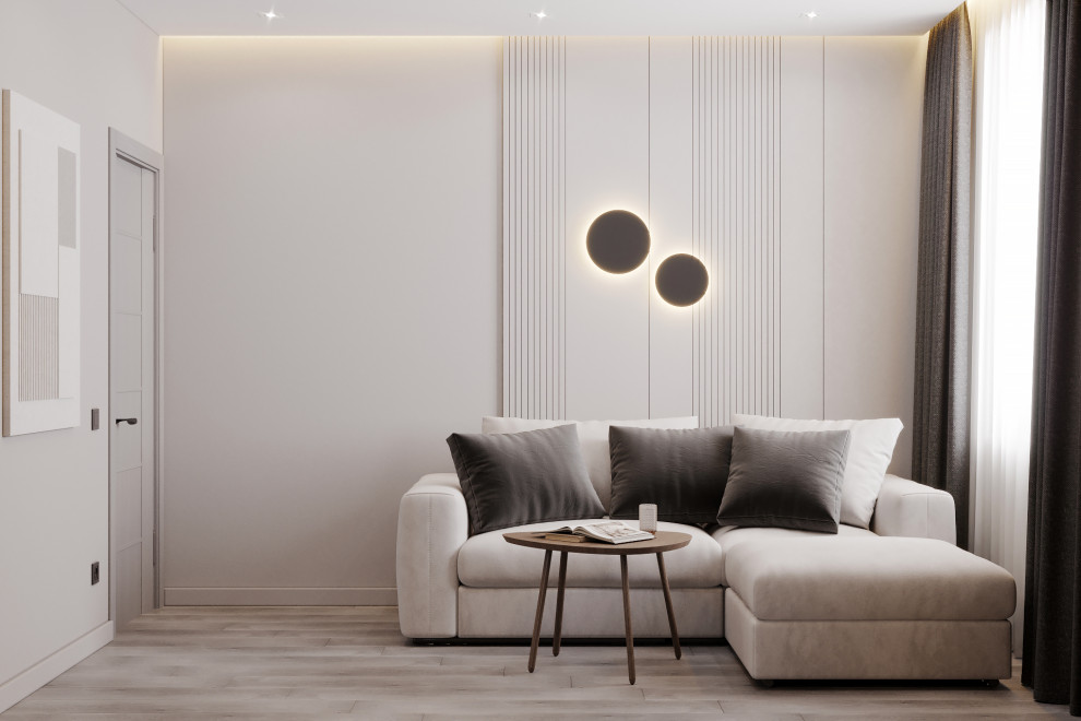 Дизайн гостиной в ЖК Арсенал г. Пермь