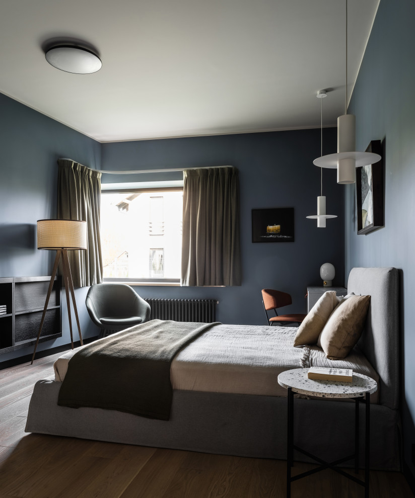 Источник вдохновения для домашнего уюта: гостевая спальня (комната для гостей) в скандинавском стиле
