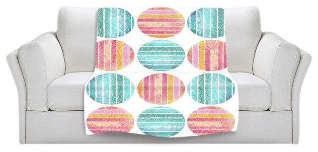 DiaNoche Throw Blankets - Circles Play