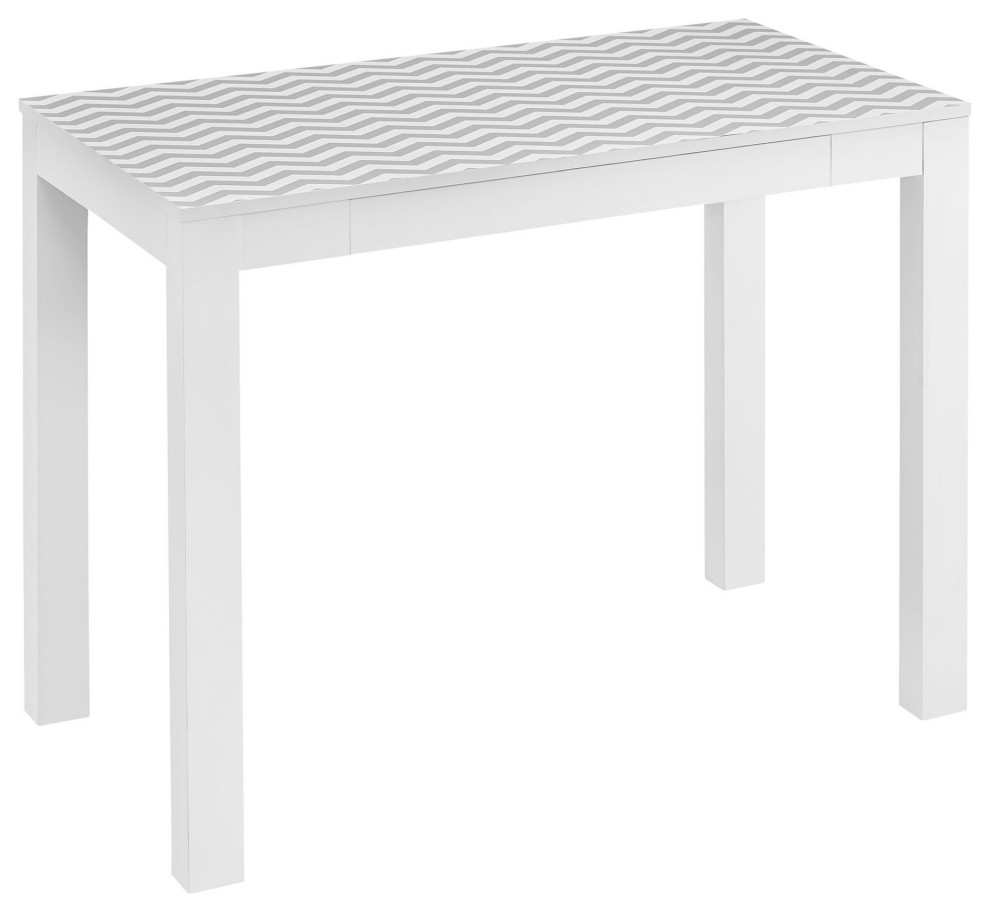 Ameriwood Home Parsons Desk With Drawer, White