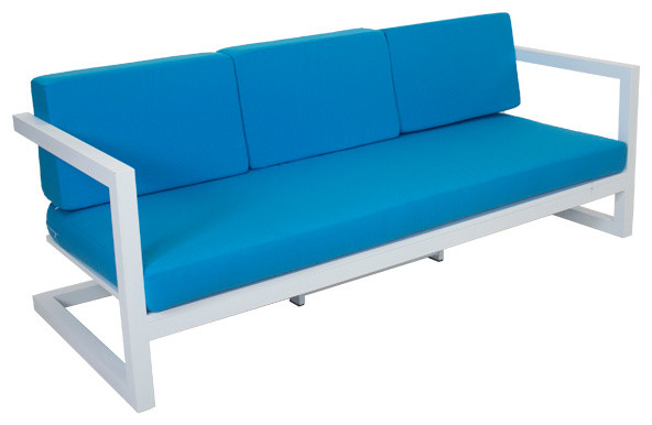 Outdoor 3-Seat Alhama Sofa, White