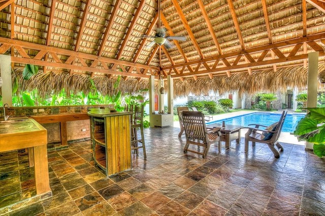 Casa Las Brisas exotisk-traedaeck
