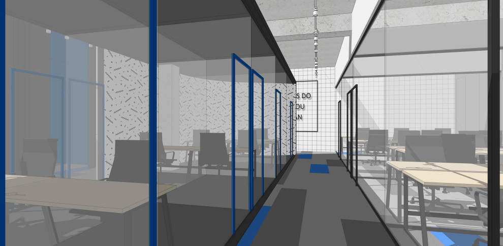 коворкинг в синем