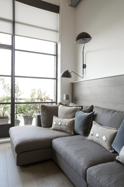 CHISWICK GREEN STUDIOS LOFT APARTMENT industrial-living-room