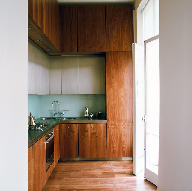 Maida Vale Apartment midcentury-kitchen