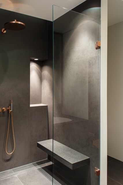Masterbad modern contemporary-bathroom