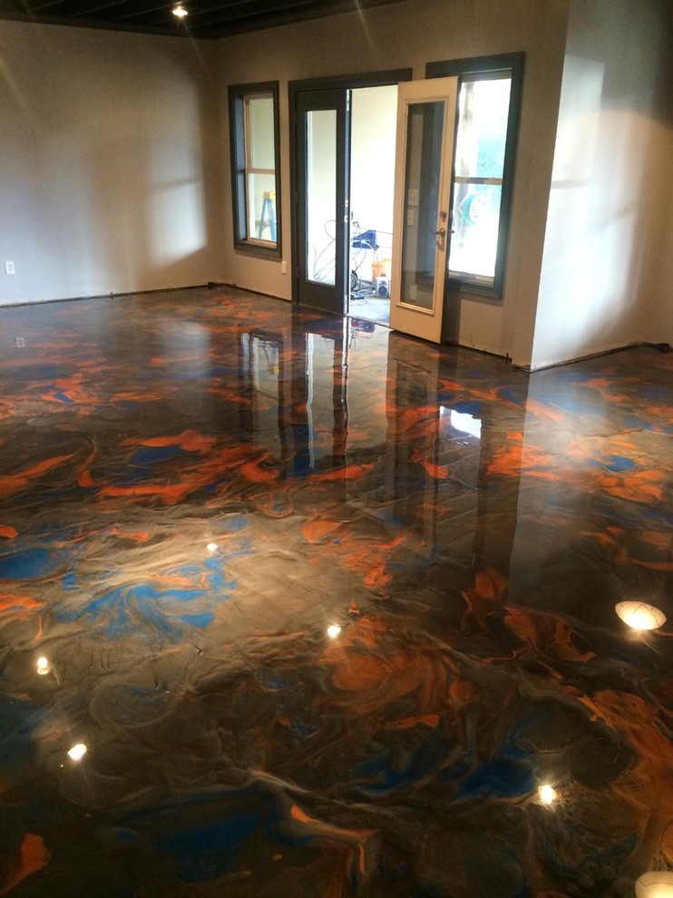 Epoxy floors - Modern - Basement - Atlanta - by Elite Crete Georgia
