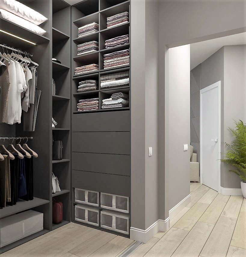 Гардеробная в прихожей