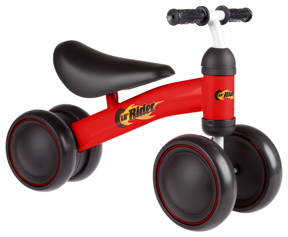 Ride On Mini Trike with Easy Grip Handles, Wheels and No Pedals