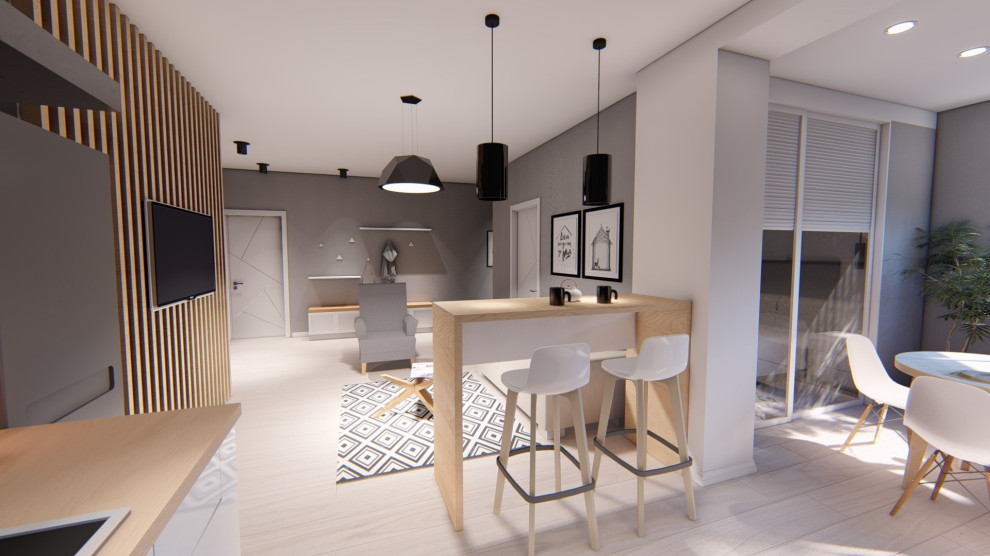 Дизайн-проект квартиры ЖК "Атмосфера"