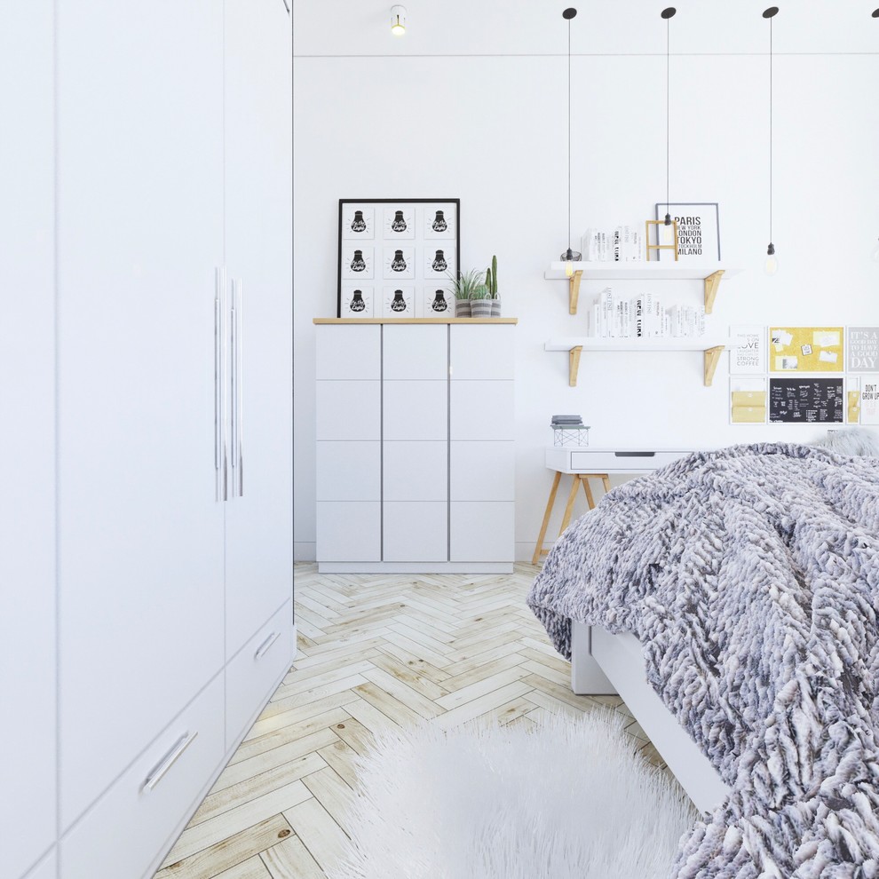 Спальня в скандинавском стиле