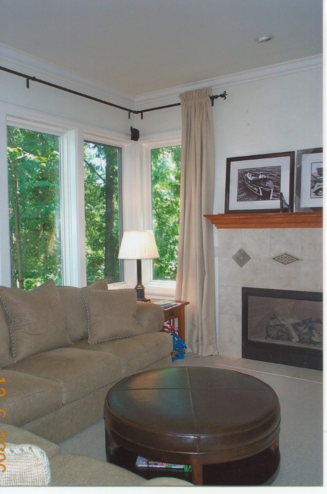 Mercer Island Residence - Transitional - Living Room - Seattle - by ...