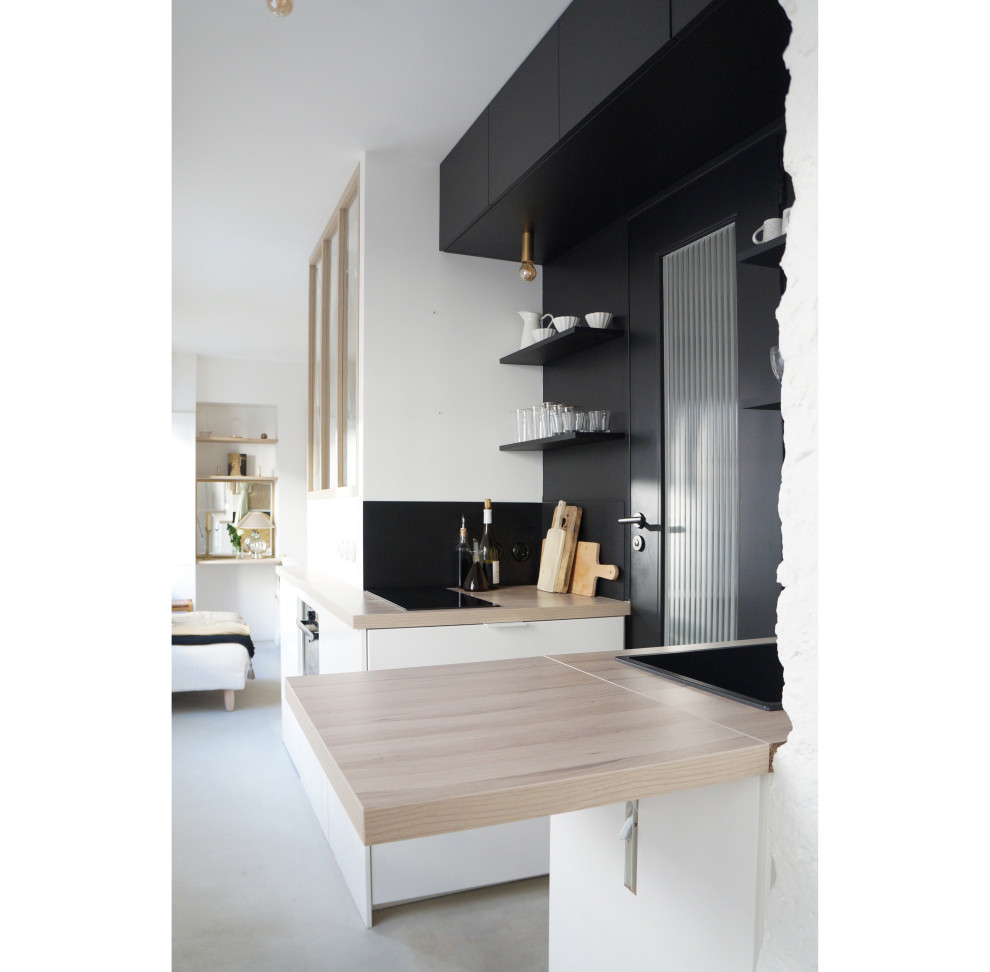Rénovation complète et optimisation sur mesure d'un studio pied-a-terre de 22 m2