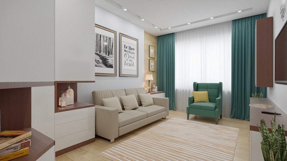 Интерьер комнаты 18 кв.м.