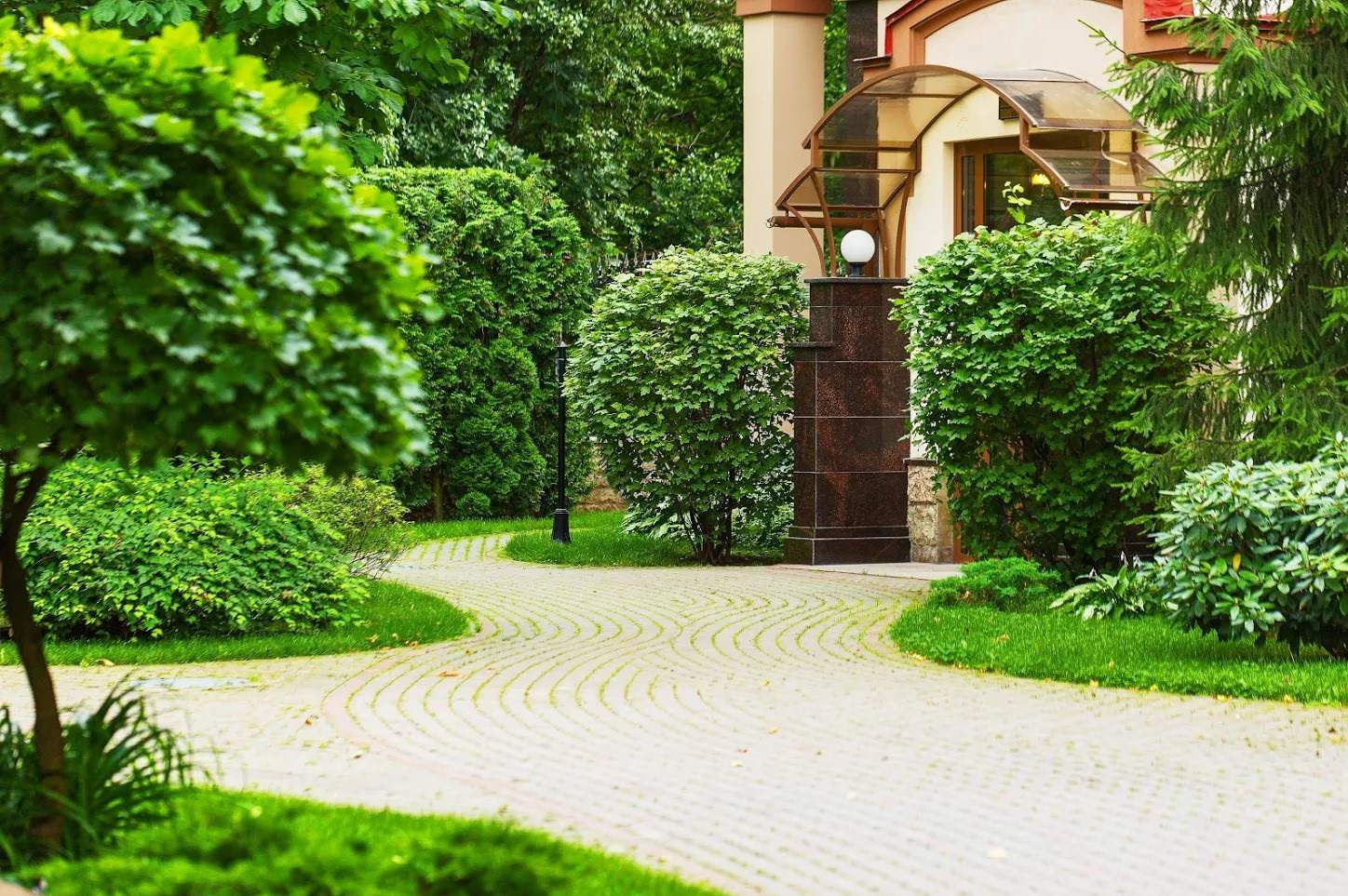 Озеленение жилого комплекса