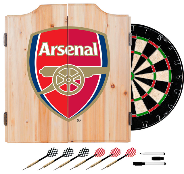 Premier League Dart Cabinet Set With Darts And Board Nal Premier League Dart Cabinet Set With Darts And Board Nal
