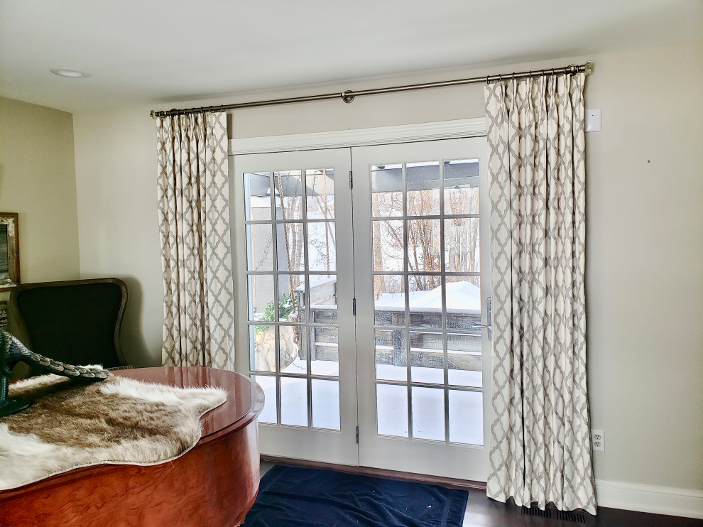 1.5 Width, Double French Pleated Drapery Panels