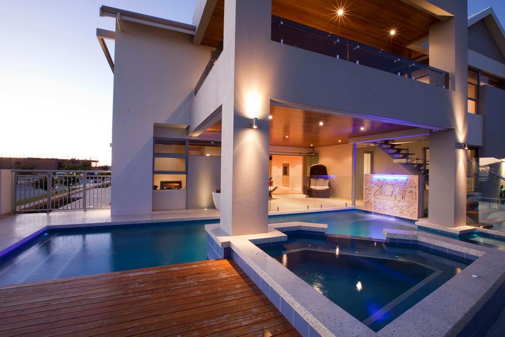 This is an example of a contemporary pool in Perth.