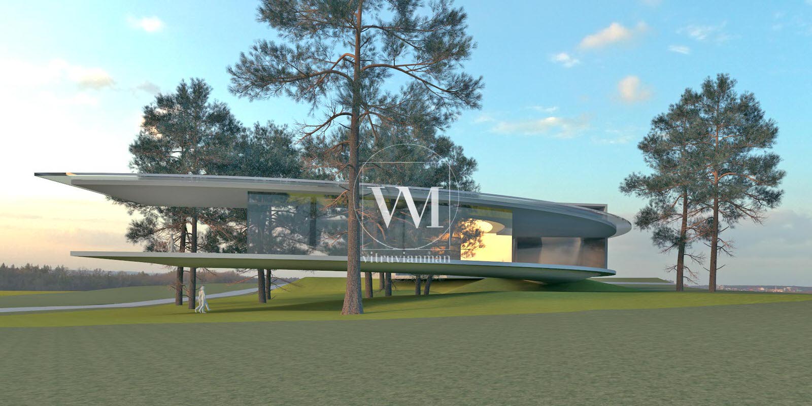 Архитектурная концепция виллы №1