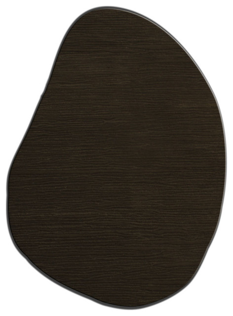Flagstone Chocolate Wool Rug, 2'6"x8'