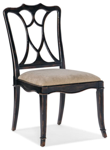 Hooker Furniture 6750-75310 Charleston 21"W Wood Framed Fabric - Black Cherry