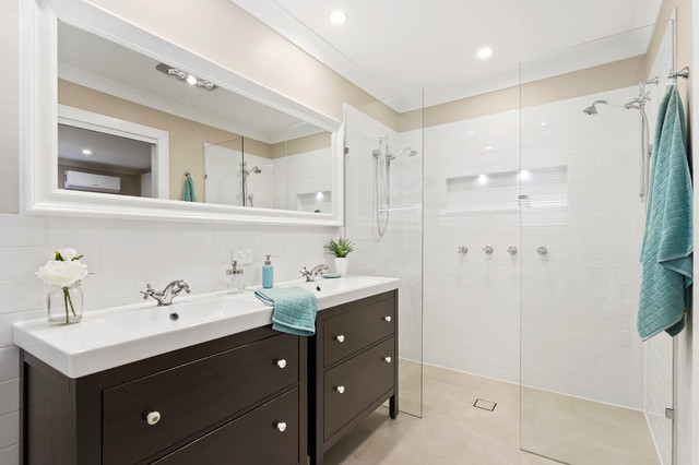 Beach Style Renovation coastal-bathroom