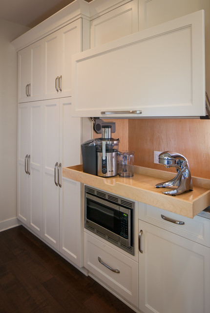 Lift up appliance garage door - Contemporary - Kitchen - San Luis ...
