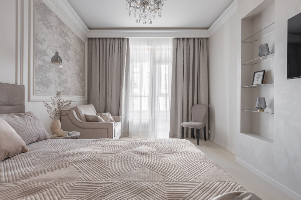 Четырехкомнатная квартира в стиле неоклассика 164 м2