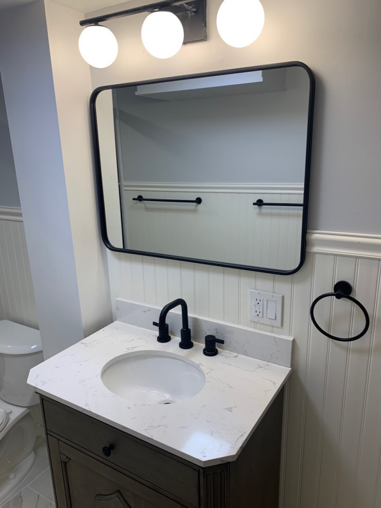 Narrow Mattapan Bathroom