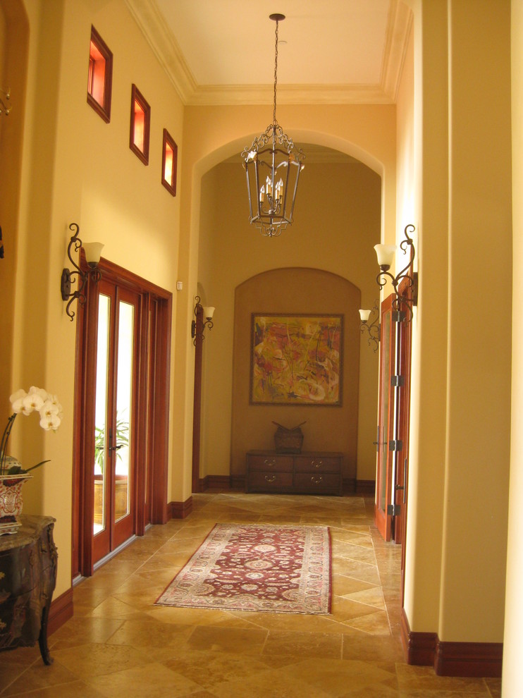 Traditional hallway in Santa Barbara.