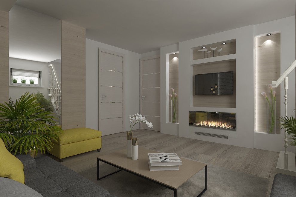 Гостиная в загородном доме