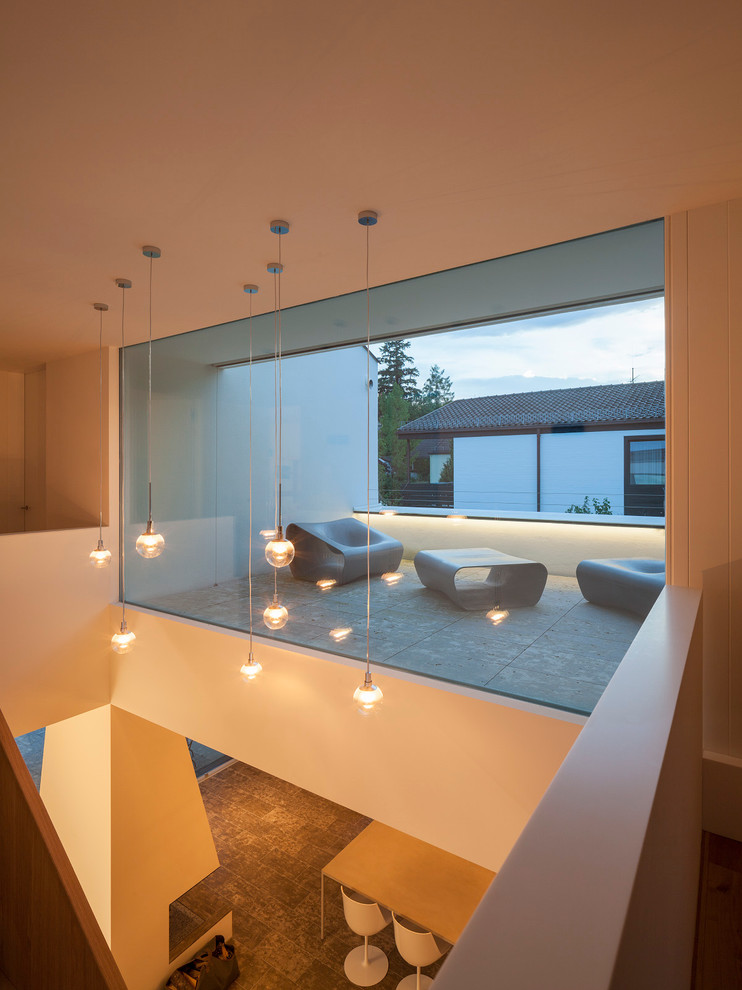 Geräumiges, Unbedecktes Modernes Loggia in München