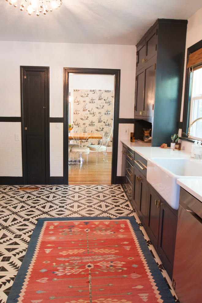 Inspiration for an eclectic kitchen in San Francisco.