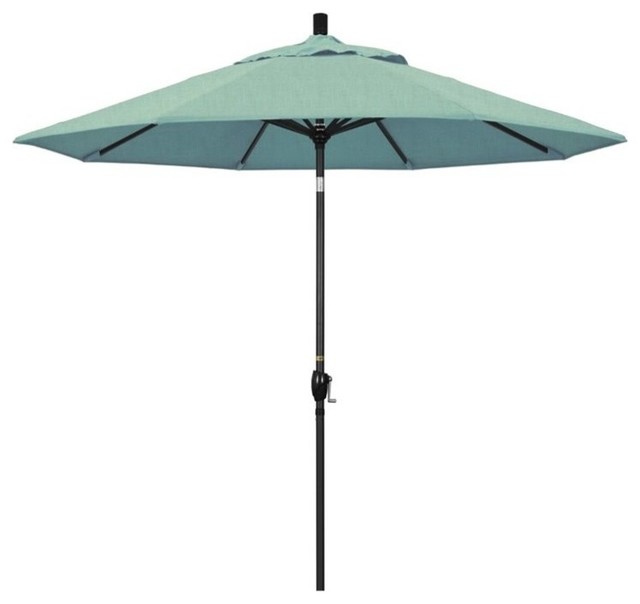 Pemberly Row 9' Patio Umbrella in Spa Contemporary Outdoor