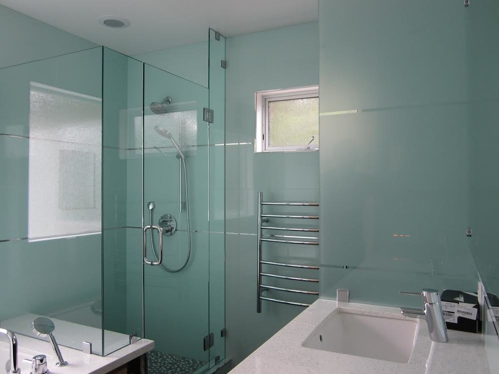 Transitional bathroom photo in Orange County