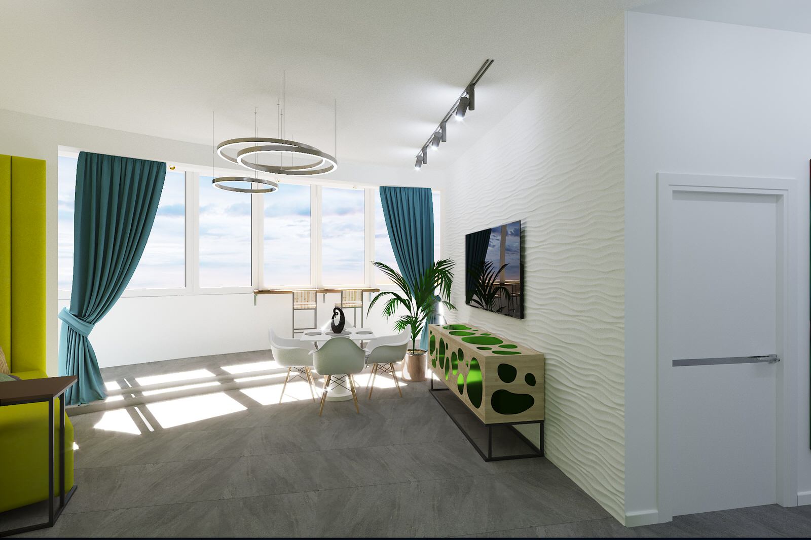 Тропический интерьер в Сочи