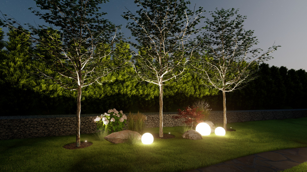 Участок ночью