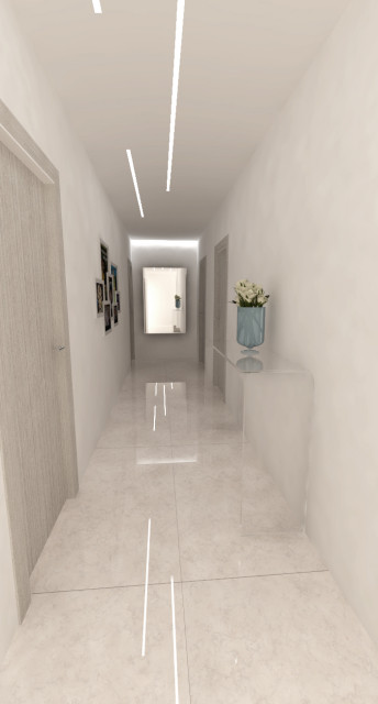 Ristrutturazione appartamento in citt&agrave; contemporary-entrance